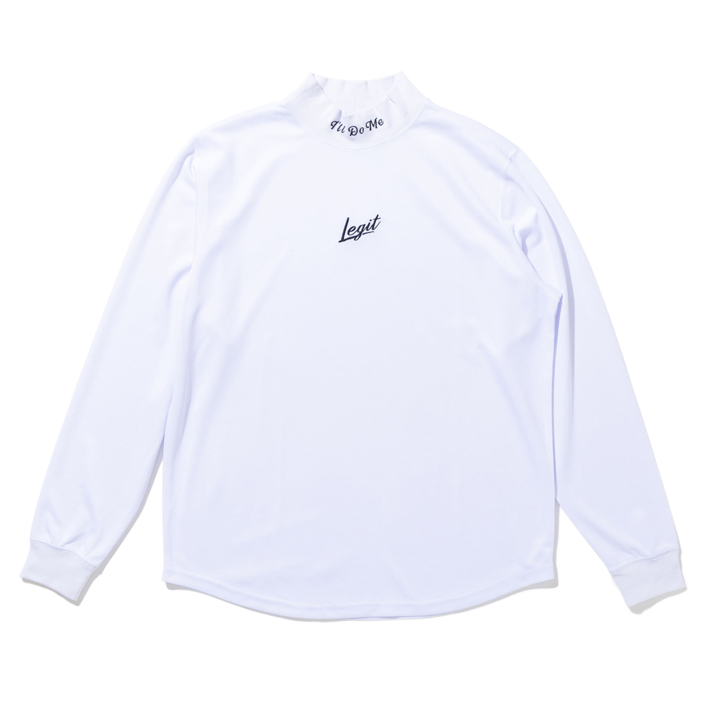 Lサイズのみ］LEGIT ロングTシャツ【WARM】ホワイト│バスケ用品