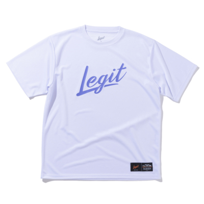 Lサイズのみ]LEGIT Tシャツ【BRUSH UP S/S TEE】ホワイト 2401-1007 