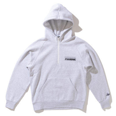 LEGIT XEFbg n[tWbvp[J[yMECHANICAL 1/2 ZIP HOODIEzGRAY 2402-1007