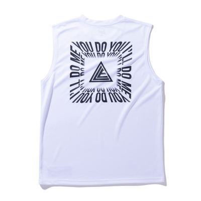 LEGIT ノースリーブシャツ【FADE N/S TEE】WHITE 2501-1013