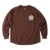 LEGIT OTVcyHollow L/S TEEzBROWN 2502-1007