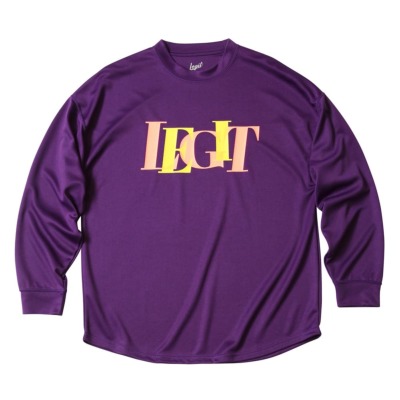 LEGIT OTVcyOverlap L/S TEEzPURPLE 2502-1008