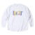LEGIT OTVcyOverlap L/S TEEzWHITE 2502-1008