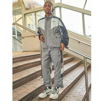 LEGIT ナイロンパンツ【90's Cutting Pants】GRAY 2502-2006│バスケ