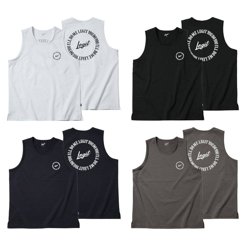 LEGIT タンクトップ【ENGRAVING TANK TOP】2601-1011│バスケ用品専門