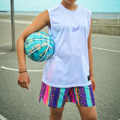 LEGIT プラクティスパンツ【RETRO STRIPE SHORTS】2601-2003│バスケ