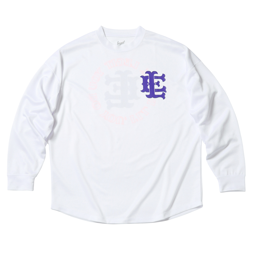 LEGIT ロングTシャツ【LETTER MARK L/S TEE】2602-1011│バスケ用品