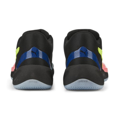 新品　プーマ 27cm ライズニトロ ブラック　e45 p54 プーマ ライズ ニトロ【377012 03】プーマブラック│バスケ用品