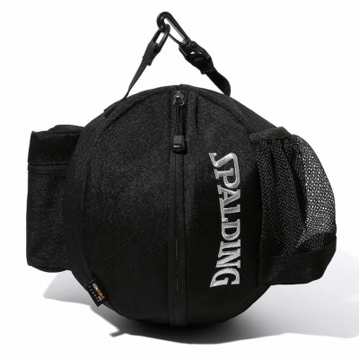 スポルディング バスケットボールケース【プロ ブラック×シルバー】49