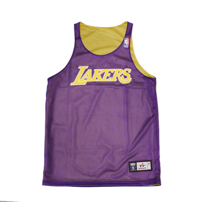 アレソン NBA リバーシブルシャツ A115LA【ロサンゼルス・レイカーズ】パープル/イエロー