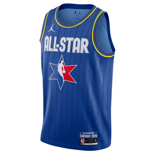 デッドストック★ナイキ NBA オールスター ゲームシャツ  XL 青 赤 #1