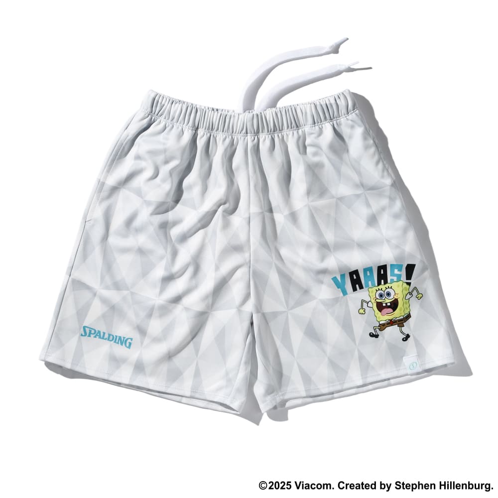 スポンジボブ カジュアルパンツ SpongeBob SquarePants スポンジ・ボブ ショートパンツ(パープル