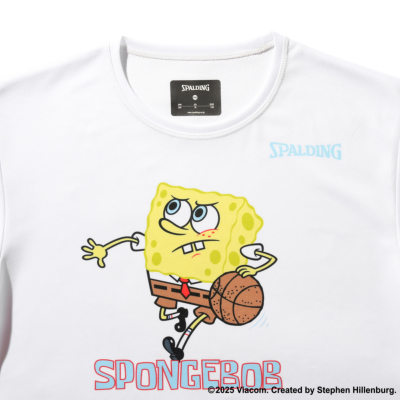 スポルディング ジュニアTシャツ スポンジ・ボブ ドリブル スポルディング ジュニアTシャツ スポンジ・ボブ ドリブル