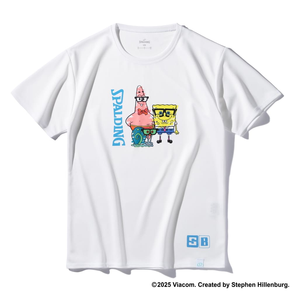 スポルディング ジュニアTシャツ スポンジ・ボブ ドレスアップ