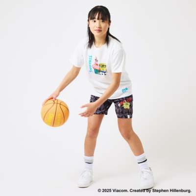 スポルディング ジュニアTシャツ スポンジ・ボブ ドレスアップ