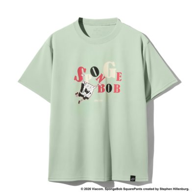 スポルディング ジュニア Tシャツ スポンジ・ボブ タイポグラフィ