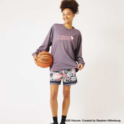 スポルディング ジャージーショーツ スポンジ・ボブ グラフィティ