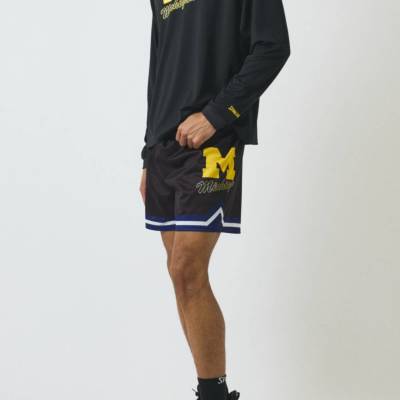 スポルディング ジャージーショーツ ミシガン M ロゴ クラシック