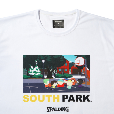 スポルディング バスケTシャツ サウスパーク レッツプレイ