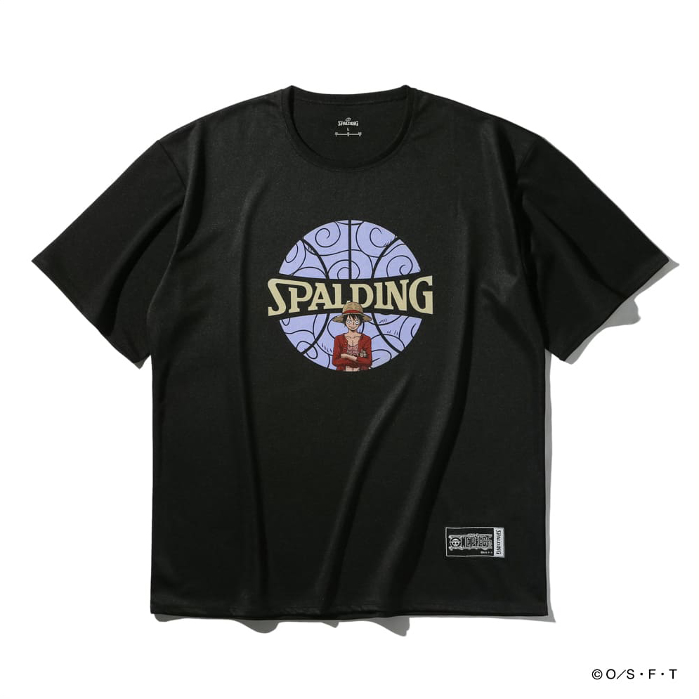 スポルディング バスケTシャツ ONE PIECE ゴムゴムの実 ボール