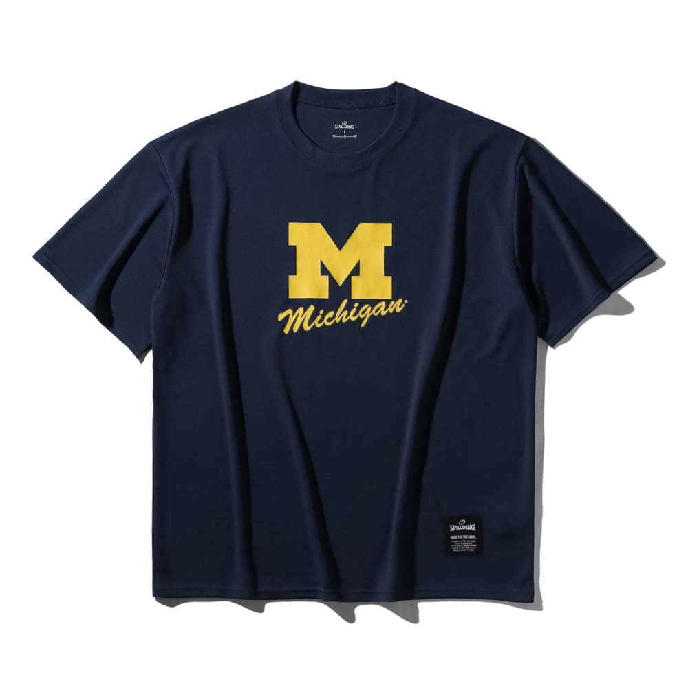 Les Misérables Tシャツ 【ロゴボールペン付】新品限定❤ 確定特価 スポルディング バスケTシャツ ミシガン Mロゴ クラシック