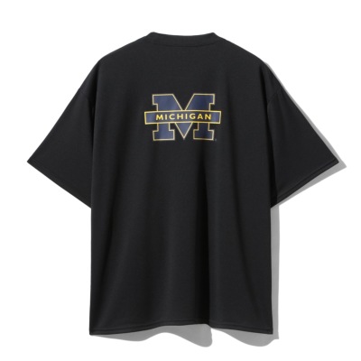 スポルディング バスケTシャツ ミシガン M ロゴ バック【SMT26028M