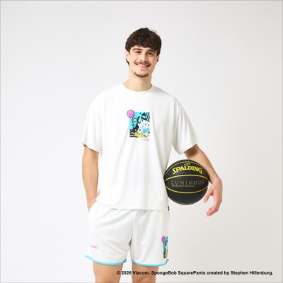 n.SSign2周年ペンミ バスケットシャツ スポルディング バスケTシャツ スポンジ・ボブ マイアミナイス