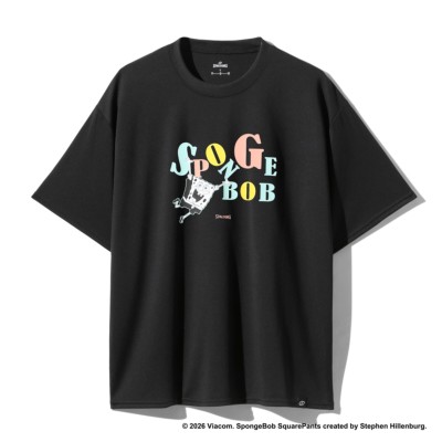 スポルディング バスケTシャツ スポンジ・ボブ タイポグラフィ