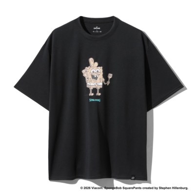 スポルディング バスケTシャツ スポンジ・ボブ クラビーパティ DNA