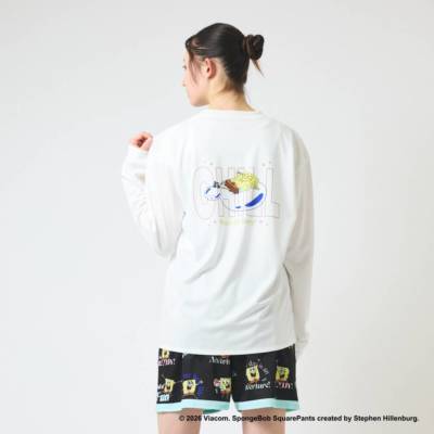 スポルディング ロングスリーブTシャツ スポンジ・ボブ チル