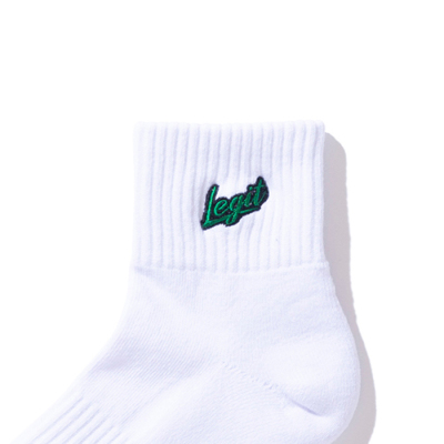LEGIT ショートソックス【BRUSH UP SHORT SOCKS】ホワイト
