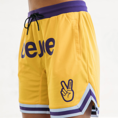 XLサイズのみ］deuce Vibe Shorts【LA】YELLOW/PURPLE│バスケ用品専門 ...