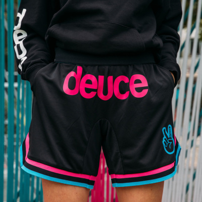 Lサイズのみ］deuce Vibe Shorts【MIAMI VICE】BLACK/PINK/L.BLUE