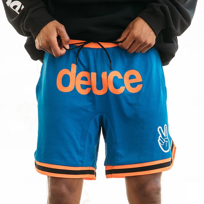deuce Vibe ショーツ【NYC】ブルー/オレンジ バスケ用品専門店 BB