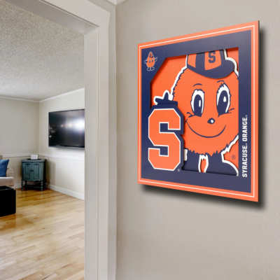 YouTheFan NCAA 3D ロゴ WALL ART シラキュース大学│バスケ用品