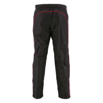 【canterbury】 ウォームアップパンツ 黒/赤　L コンバース ジュニア ウォームアップパンツ（サイドフルオープン