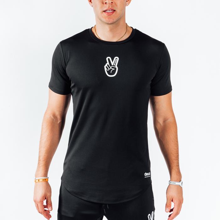 Lサイズのみ］deuce Tシャツ【Athletic】ブラック│バスケ用品専門店