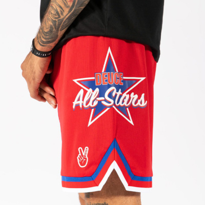 Lサイズのみ］deuce Vibe ショーツ【ALL STAR】レッド│バスケ用品専門