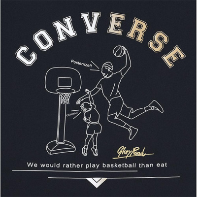 コンバース ゴールドシリーズプリント ロングTシャツ