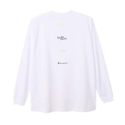 チャンピオン OBOL ロングTシャツ【C3-YB416 010】ホワイト│バスケ