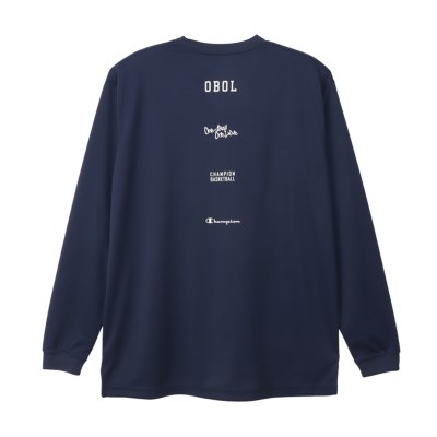 チャンピオン OBOL ロングTシャツ【C3-YB416 370】ネイビー│バスケ