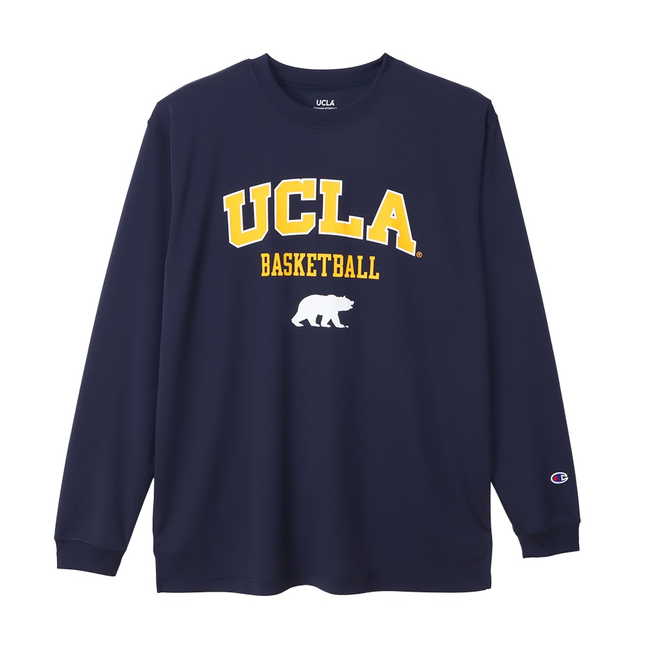 チャンピオン UCLA ロングTシャツ【C3-YB465 370】ネイビー│バスケ 