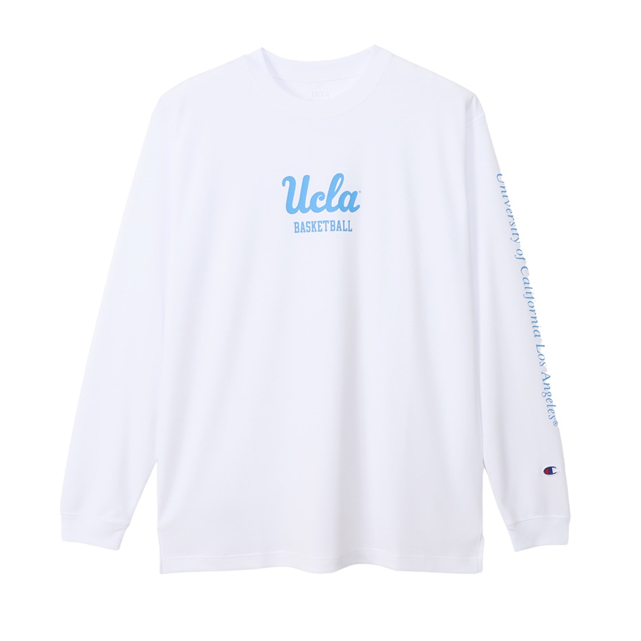 チャンピオン UCLA ロングTシャツ【C3-YB466 010】ホワイト│バスケ