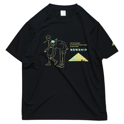 Mewship Tシャツ【Father-D】Black×Coyote×B.Green│バスケ用品専門店 