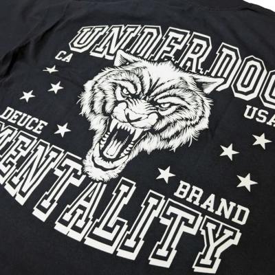 deuce ストリートTシャツ【Underdog mentality】ブラック
