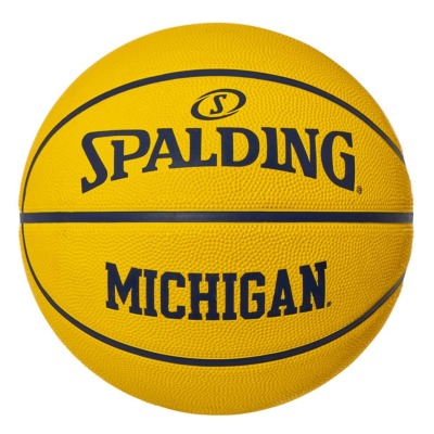 スポルディング×ミシガン大学 バスケットボール 7号球【MAY'S】85-132J