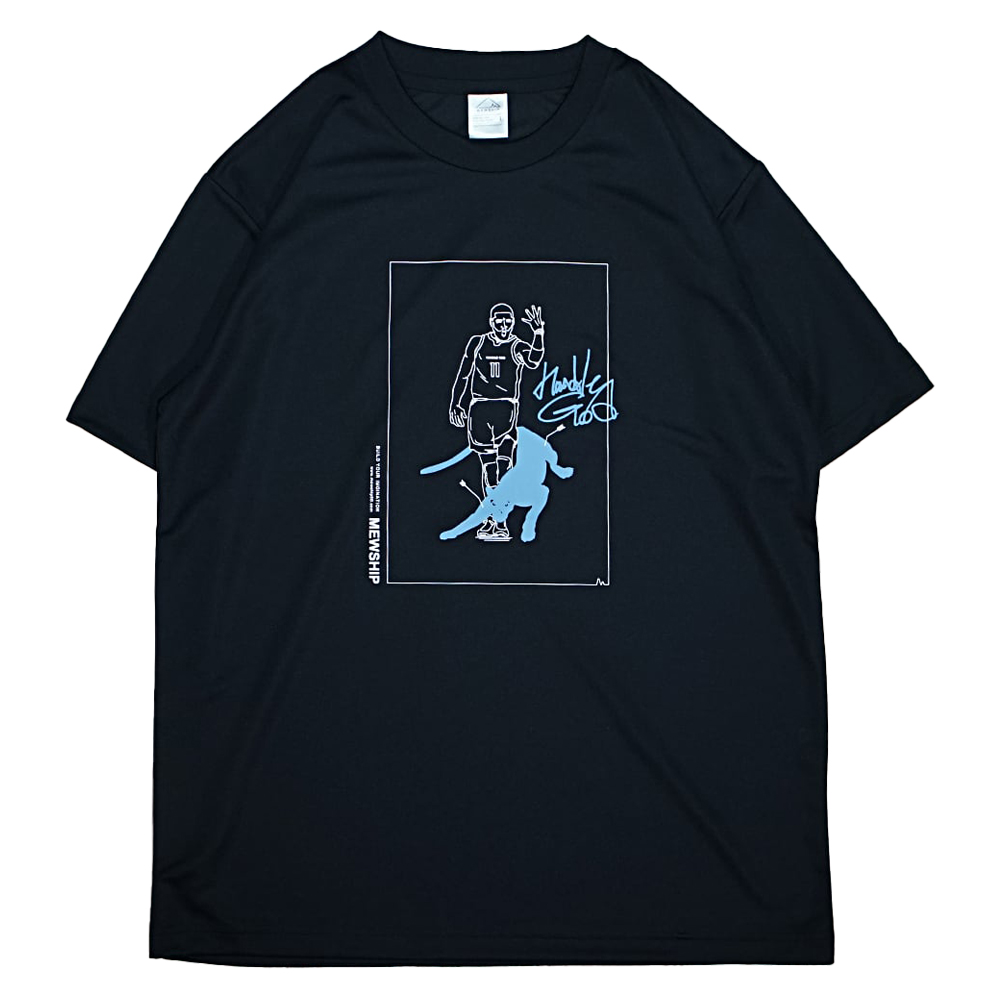 Mewship Tシャツ【PANTHER KAI】Black×White×Blue バスケ用品専門店 BB KONG オンラインストア