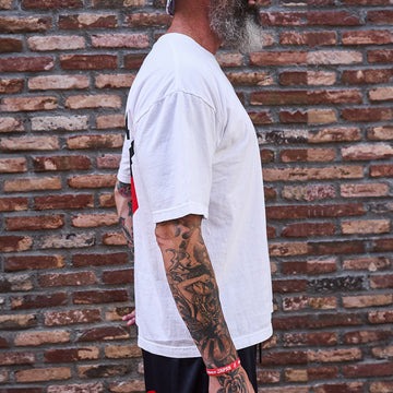 deuce ロゴ Tシャツ クリーム色 RODEO CROWNS WIDE BOWL | KANGOL バイカラーTシャツ (Tシャツ