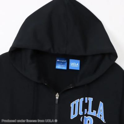 チャンピオン UCLA ジップフーデッドスウェット【C3-AB162 090