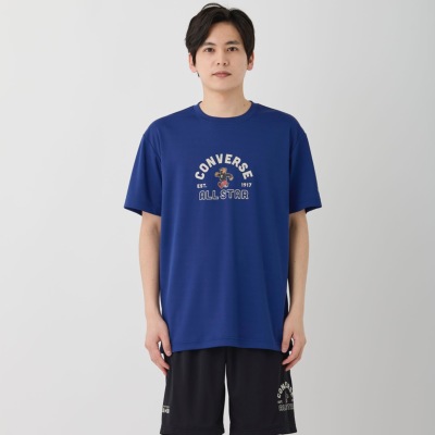 コンバース プリントTシャツ【CB251356 2800】C.ネイビー コンバース プリントTシャツ【CB251356 2800】C.ネイビー
